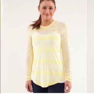 Lululemon Long Sleeve Shirt-Size 6 Yellow